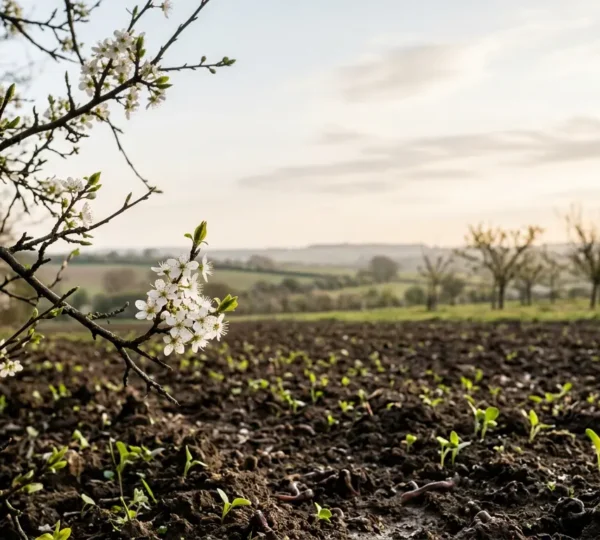 Natural seasonal indicators guiding agricultural timing through phenological observation